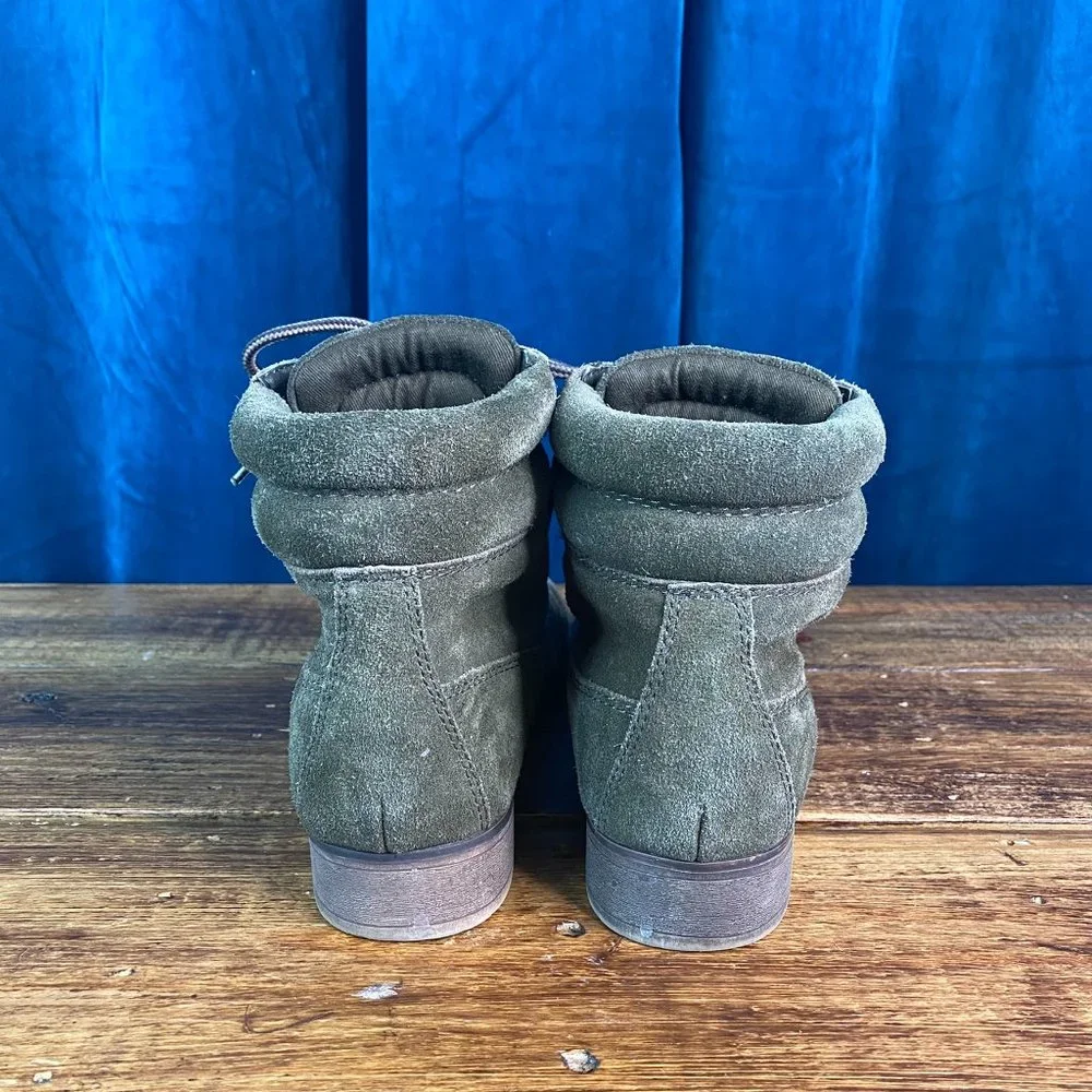 Steve Madden Maecie Suede Combat Boots - Picture 5 of 10